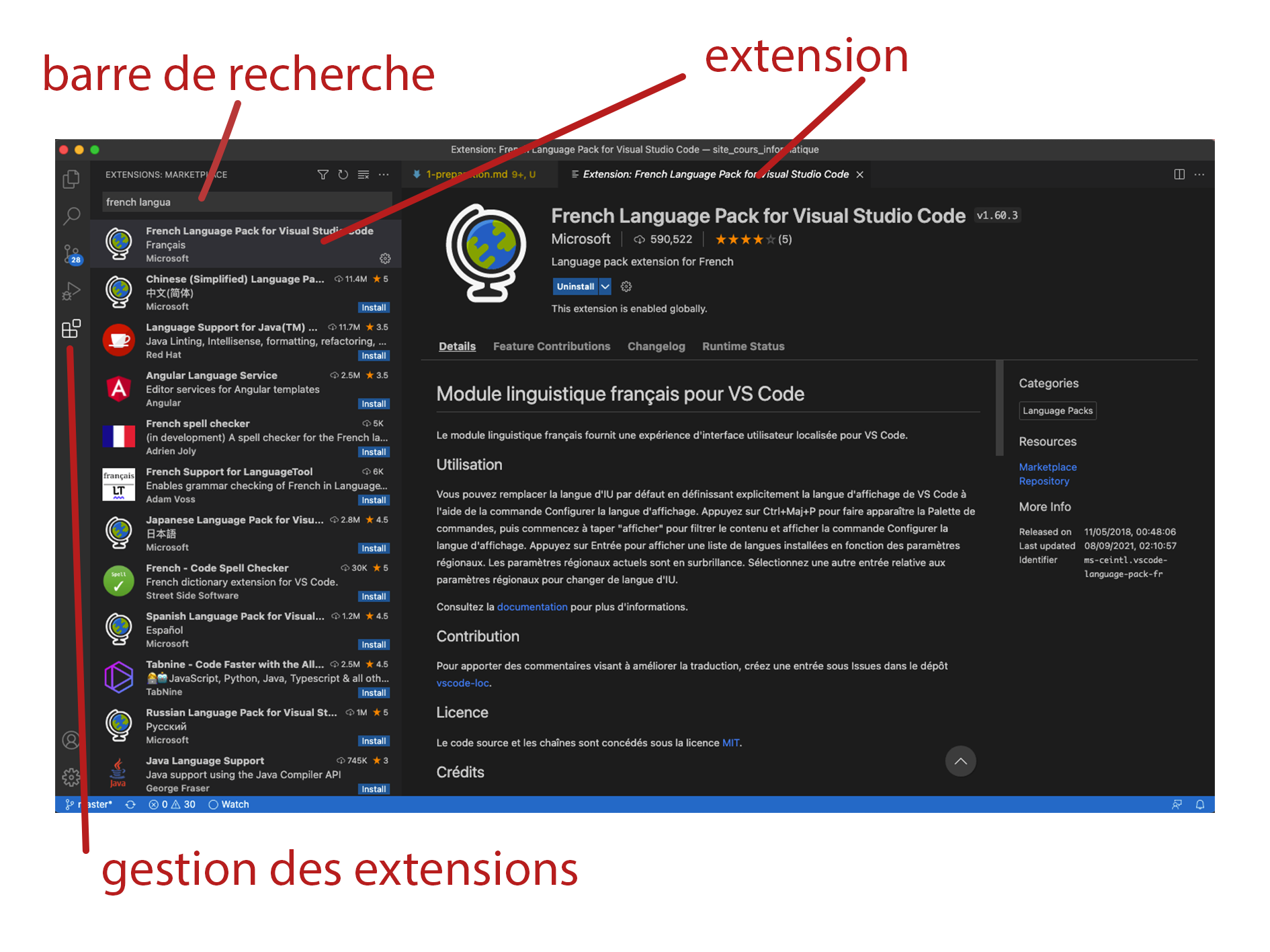 extensions vscode