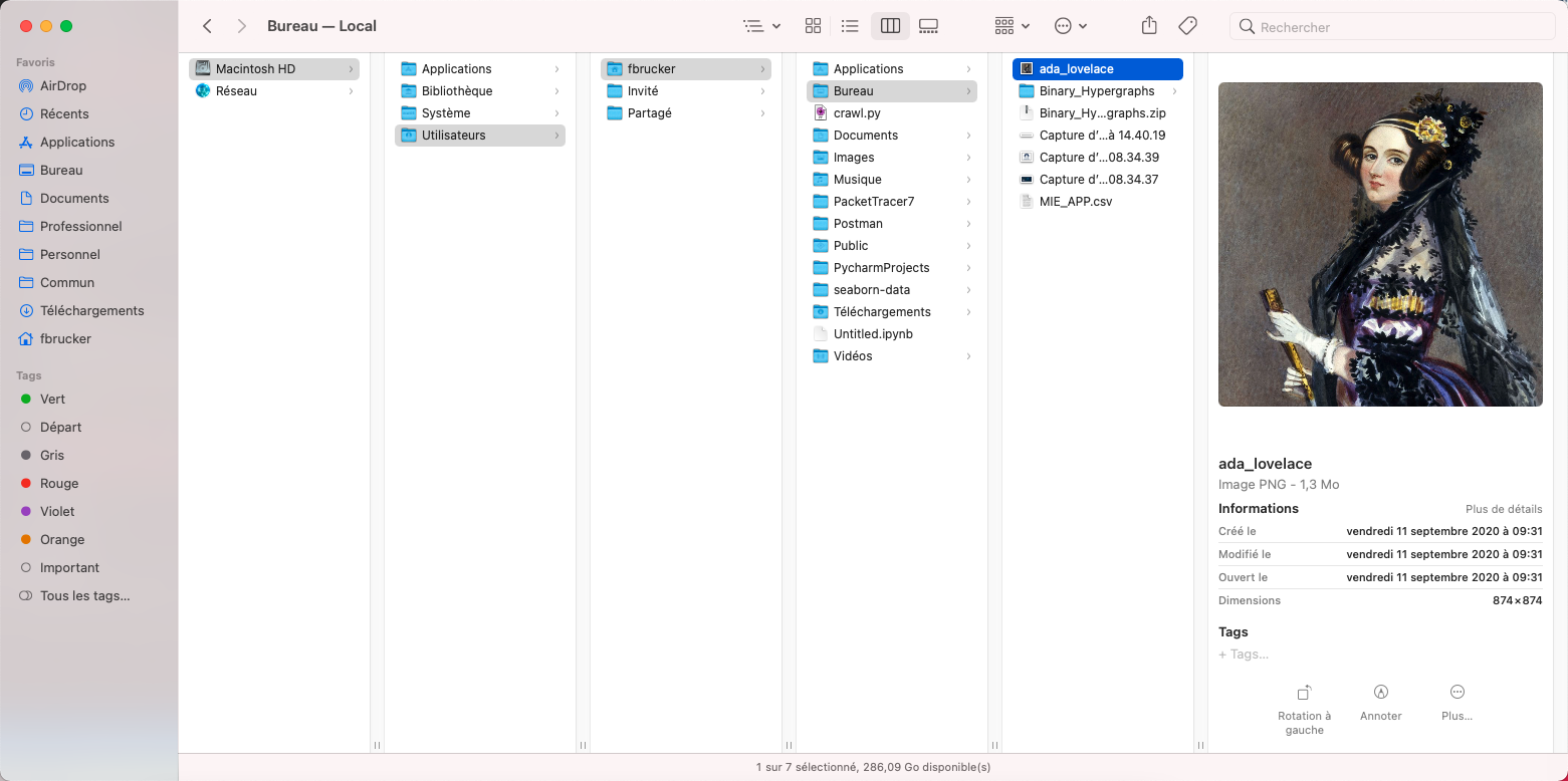 chemin vers le fichier ada_lovelace