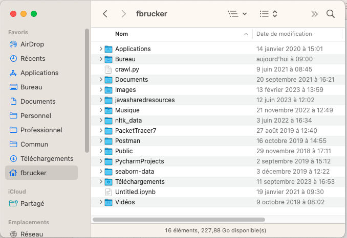 terminal comparaison finder