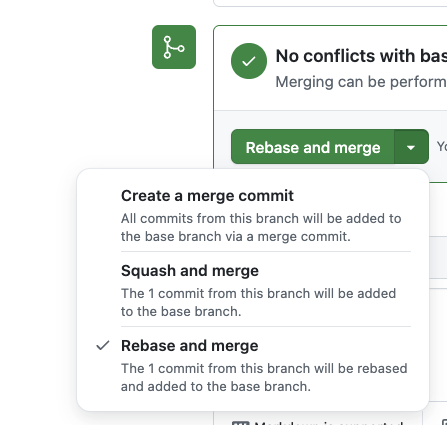 rebase pull request
