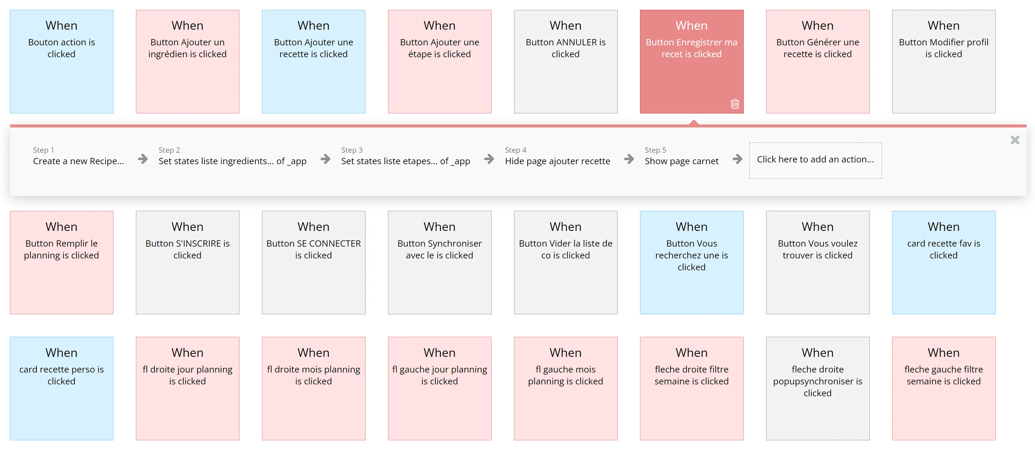 Bubble, workflows