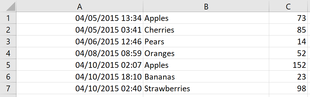 Excel initial