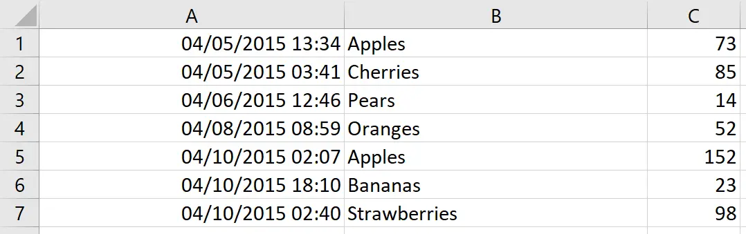 Excel initial