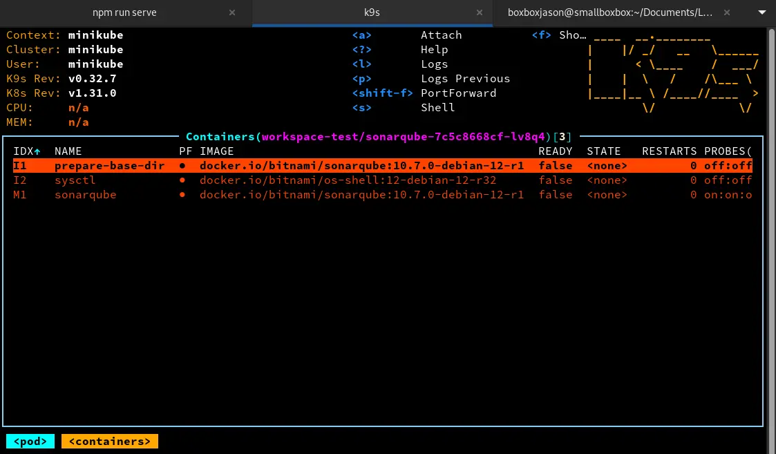 Failing containers